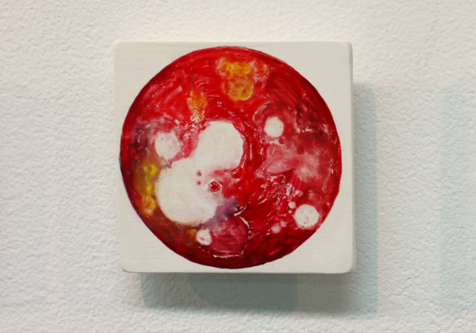 Art, abstract oil painting by Maya Walker