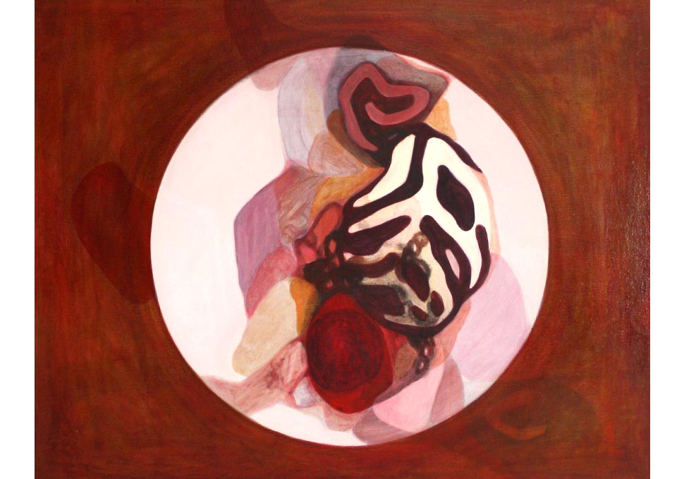 Art, abstract oil painting by Maya Walker