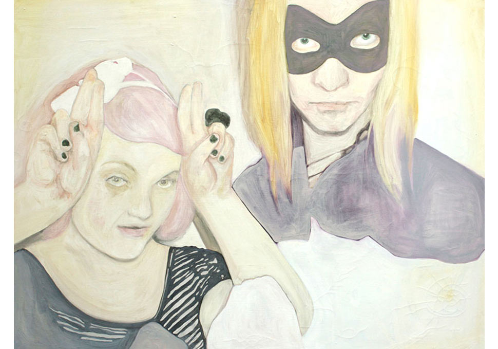 Art, figurative oil painting by Maya Walker