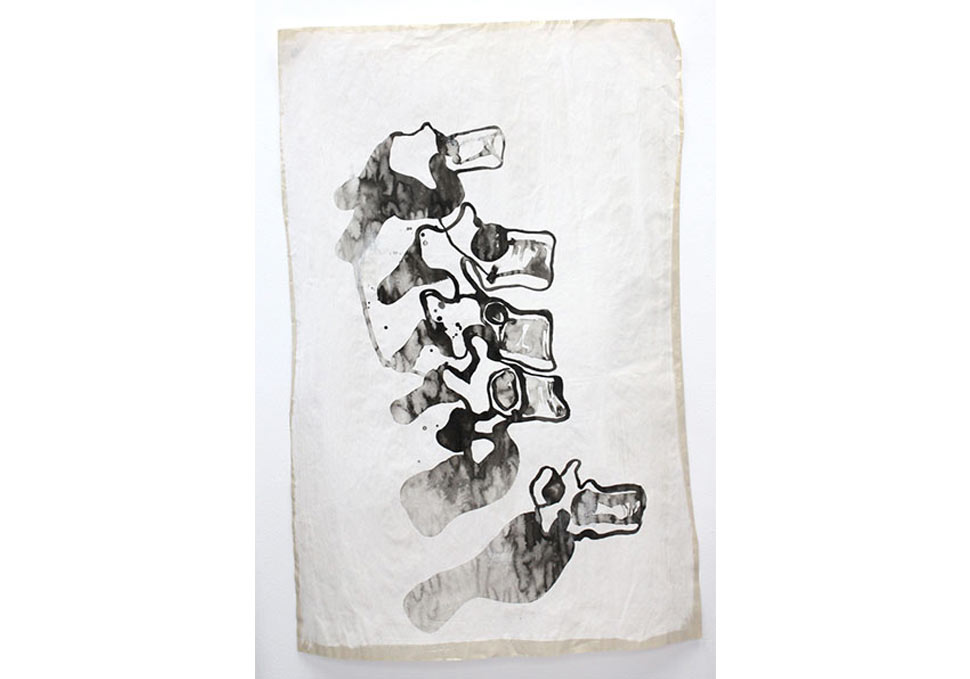 Art, abstract ink painting by Maya Walker