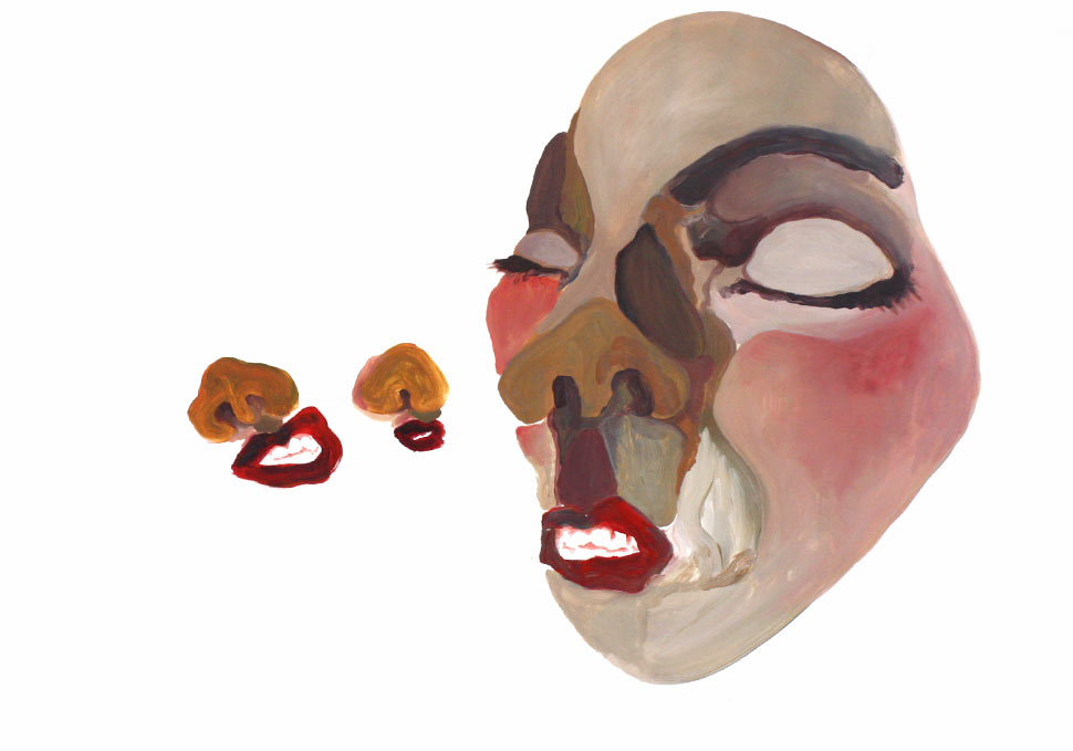 Art, acrylic figurative painting by Maya Walker