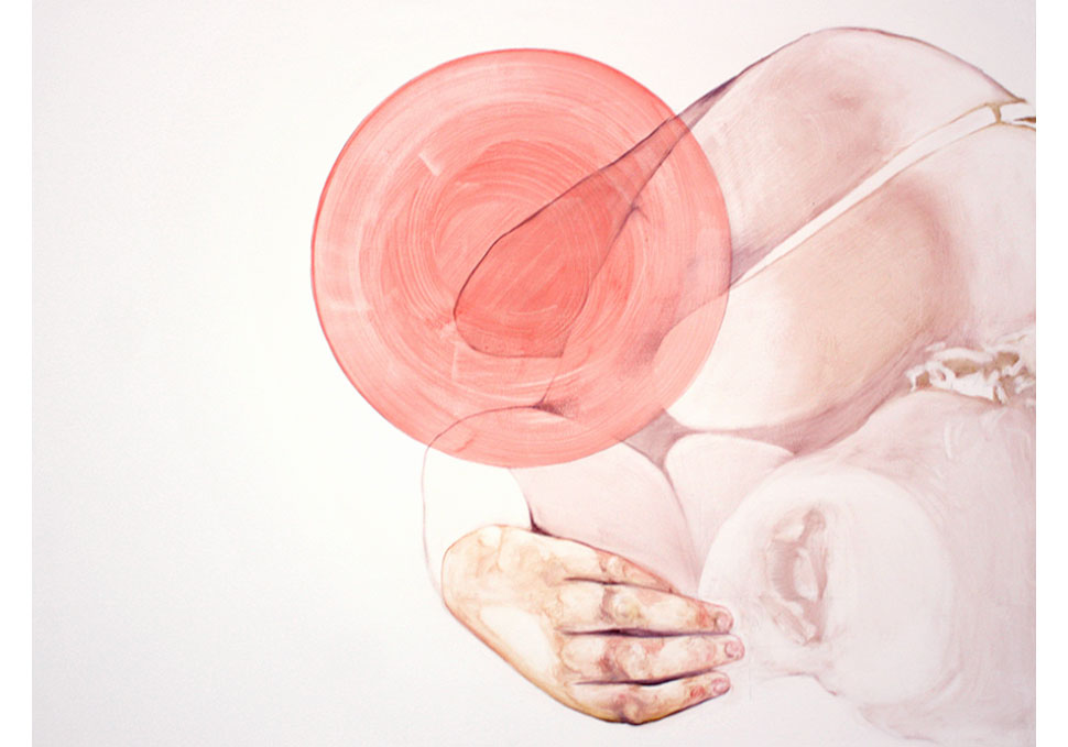 Art, abstract figurative oil painting by Maya Walker