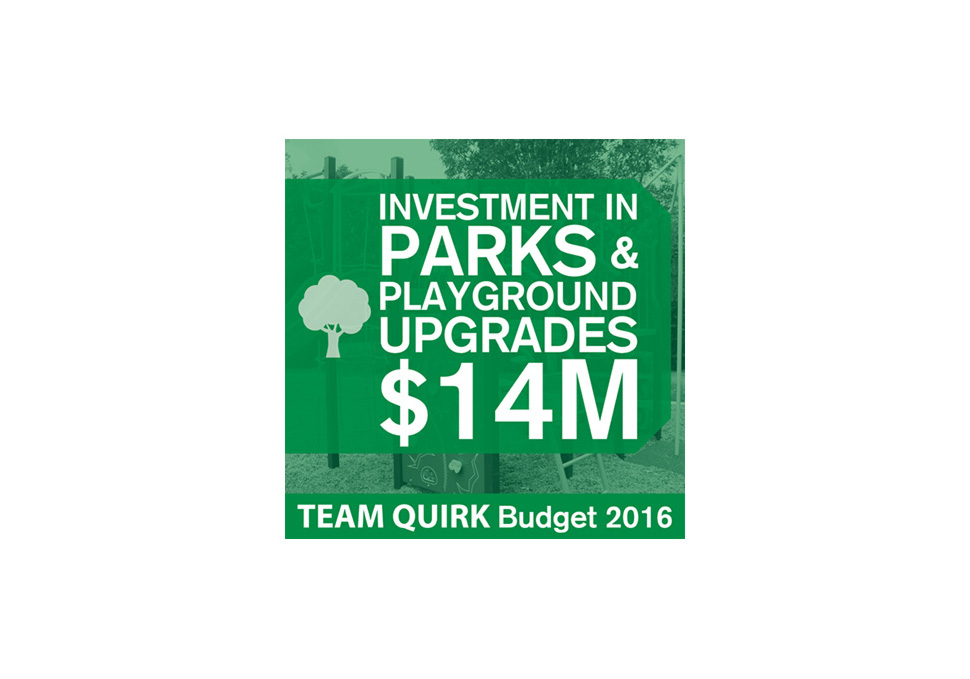 Graphic design, Brisbane City Council Budget 2016 social media shareable by Maya Walker