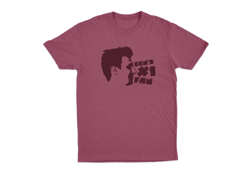 Graphic design, Custom portrait on t-shirt by Maya Walker