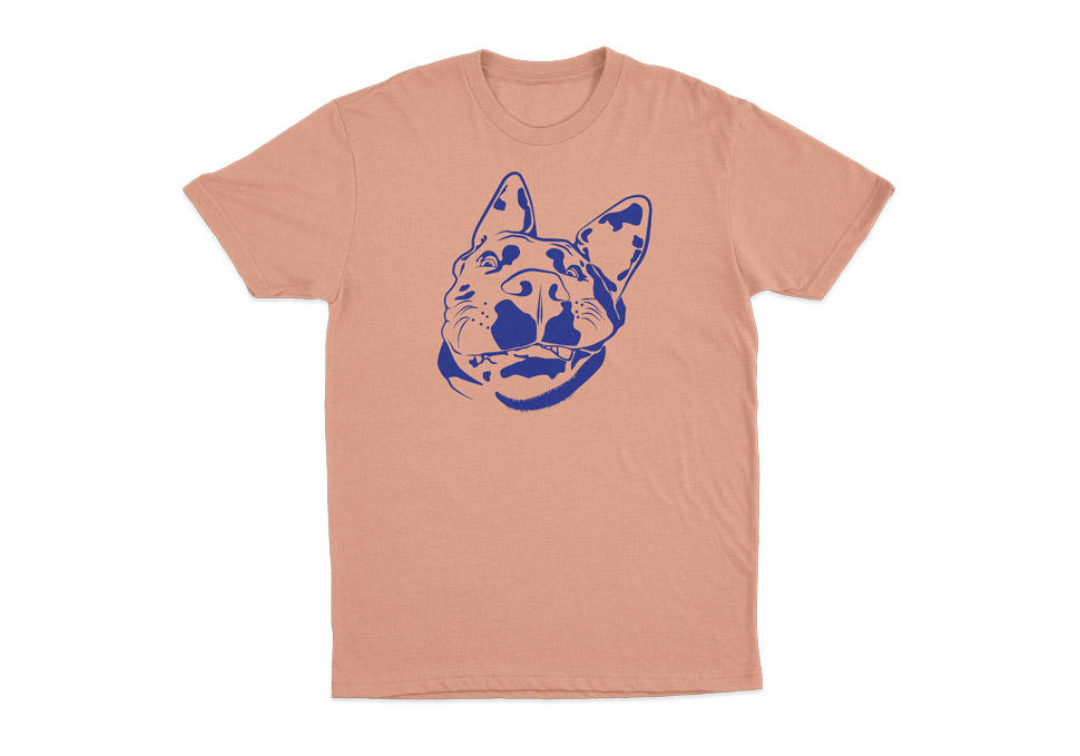 Graphic design, Custom portrait on t-shirt by Maya Walker